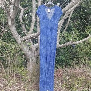 BCBG MaxAzria blue maxi dress